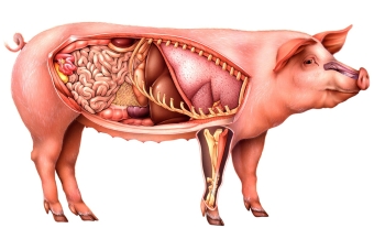 Products for the digestive system in pigs