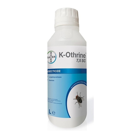 Bayer K-Othrine 1ltr. Breed werkende insecticide tegen alle kruipende en vliegende insecten.