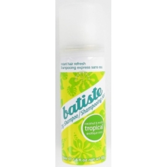 Batiste Dry Shampoo Tropical. Voor een fris kapsel met meer volume, met lekkere tropische geur.