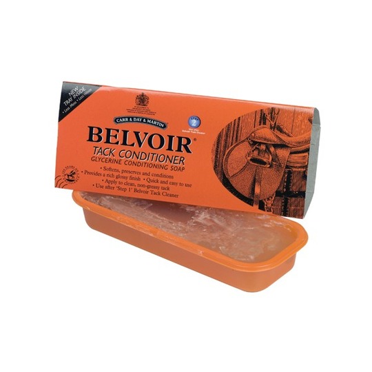 Belvoir Tack conditioner Tray 250gr. Sapone condizionatore, contiene una olio di cocco e glicerina.