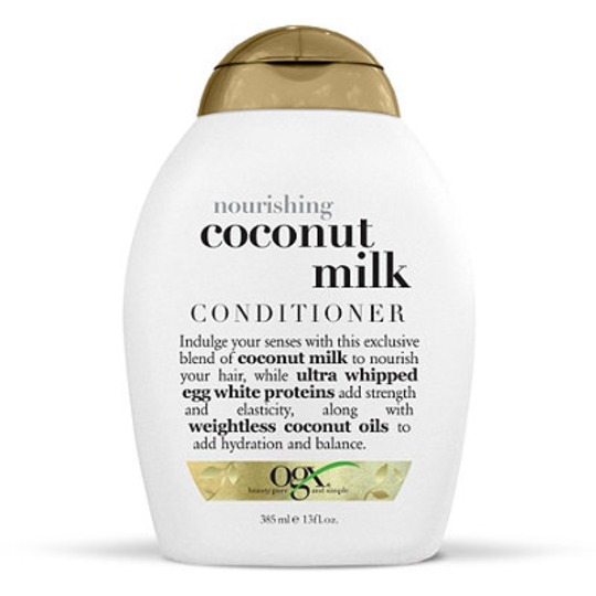 Nourishing Coconut Milk Conditioner. Exclusieve mix van kokosmelk, eiwit proteïnes & kokosolie.