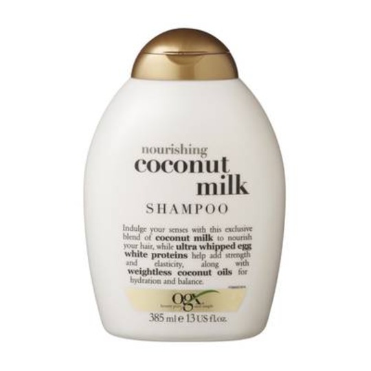 Nourishing Coconut Milk Shampoo. Exclusieve mix van kokosmelk, eiwit proteïnes & kokosolie.