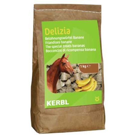 Delizia Beloning. De gezonde en natuurlijke beloning voor uw paard in 5 smaken.