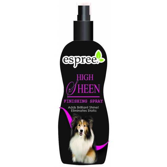 Espree High Sheen Finishing Spray 120ml. Voor een prachtige glans bij uw hond.