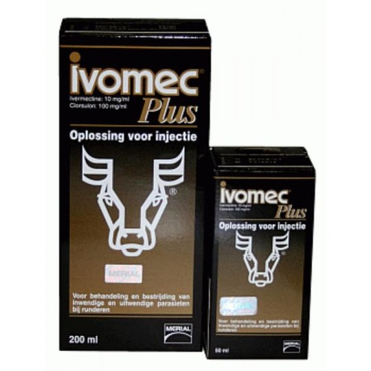 Ivomec Plus Injektion. Behandlung/Bekämpfung von Endoparasiten, einschl. Leberegel, sowie Ektopa