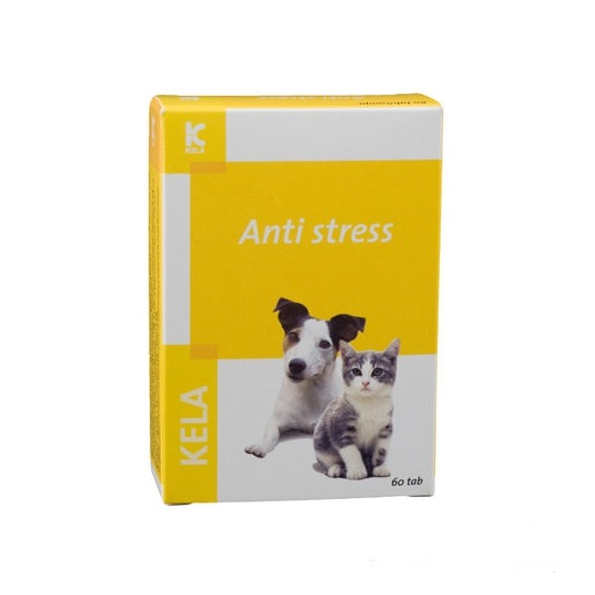 Fendigo Kela Anti-Stress 60Tabl. Voor een rustgevende invloed op prikkelbare honden & katten.