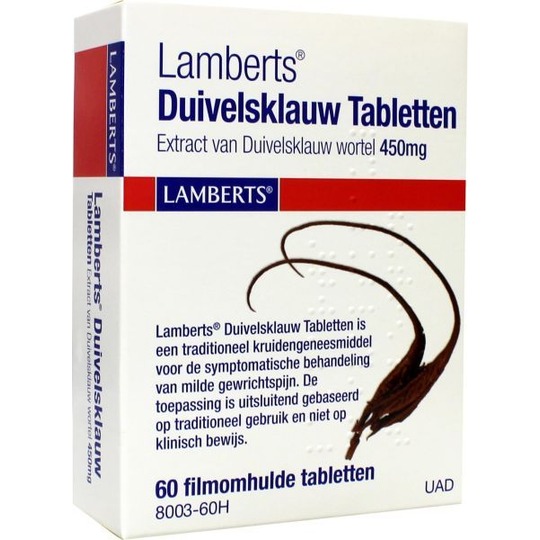 Lamberts Duivelsklauw Tabletten 60st.