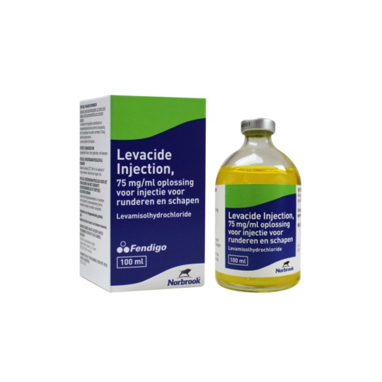 Levacide Injektion 100ml. Behandlung und Kontrolle von Nematoden-Infektionen bei Rindern und Schafen