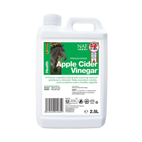 NAF Appelazijn / Cider Apple Vinegar. Ter ondersteuning van de algehele weerstand en conditie.