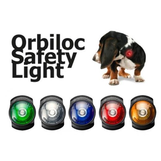 Orbiloc Dog Dual. 100% Waterdicht veiligheids(honden)lampje, zichtbaar tot 5 kilometer !