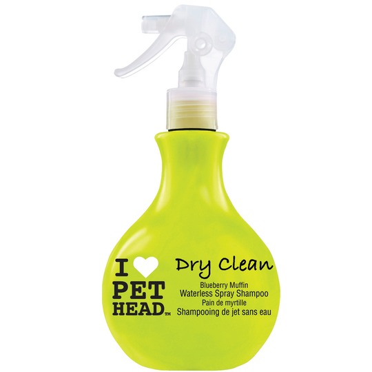 Pet Head Dry Clean 450ml. Voor een schone frisse vacht zonder gebruik van shampoo.