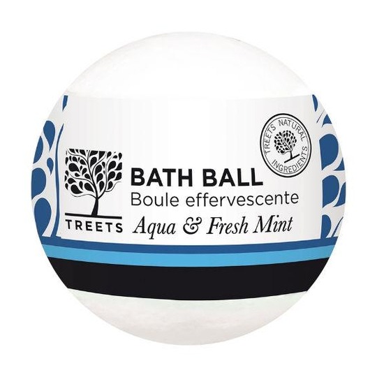 Treets Bath Ball Aqua & Fresh Mint 180gr. 