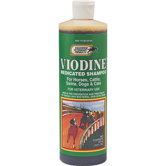 Viodine Medicated Shampoo 473ml. De vervanger van Betadine Shampoo !!