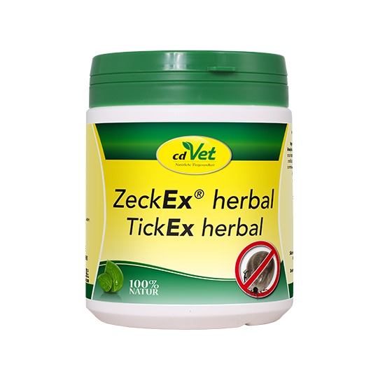 cdVet ZeckeX Herbal. Wirkt abschreckend auf Zecken und andere Plagegeister.