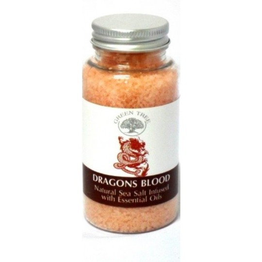 Brûleur Aroma sel de mer Dragons Blood 180gr. Sel de mer naturel infusé avec huiles essentielles.