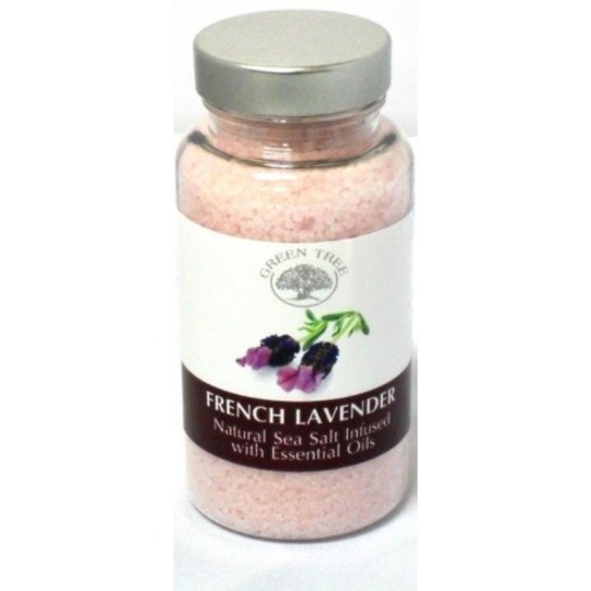 Aroma-Brenner Sea Salt French Lavender 180gr. Natürliches Meersalz mit ätherischen Ölen infundiert.