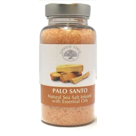Brûleur Aroma sel de mer Palo Santo 180gr. Sel de mer naturel infusé avec huiles essentielles.
