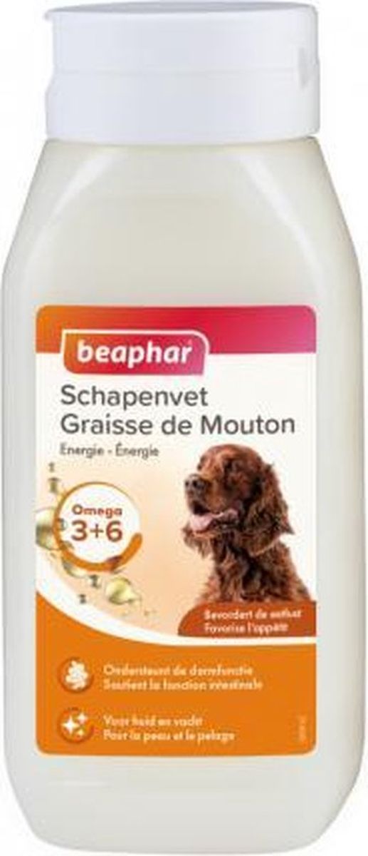 Beaphar Sheep Fat 425ml. For good digestion and a beautiful shiny coat.