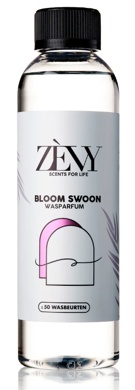 Zèvy Bloom Swoon perfume de lavandería 250ml.  Aroma fresco y floral para 100 lavados. 100% Eau de parfum. 