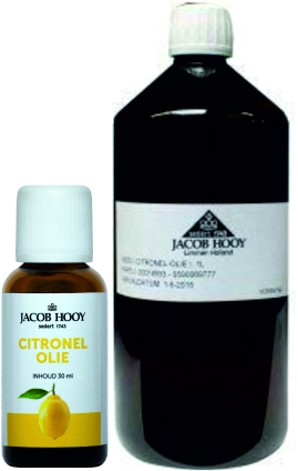 Jacob Hooy Citronel olie.