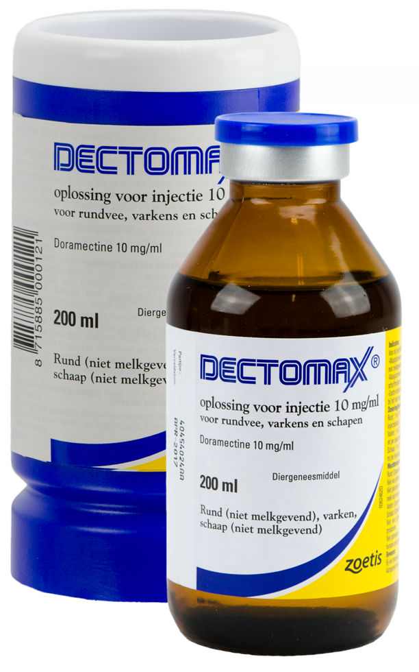 Dectomax iniezione 200ml. Antielmintici per non in lattazione bovini, pecora e suini!