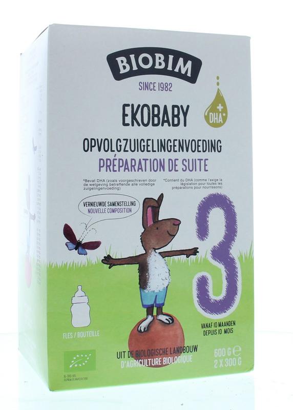 Biobim Ekobaby 3, 600gr. / para bebés a partir de 10 meses.