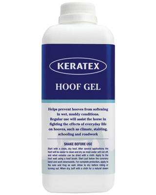Keratex Hoof Gel.   Protegiendo los cascos de los efectos de ablandamiento y debilitamiento debidos hu