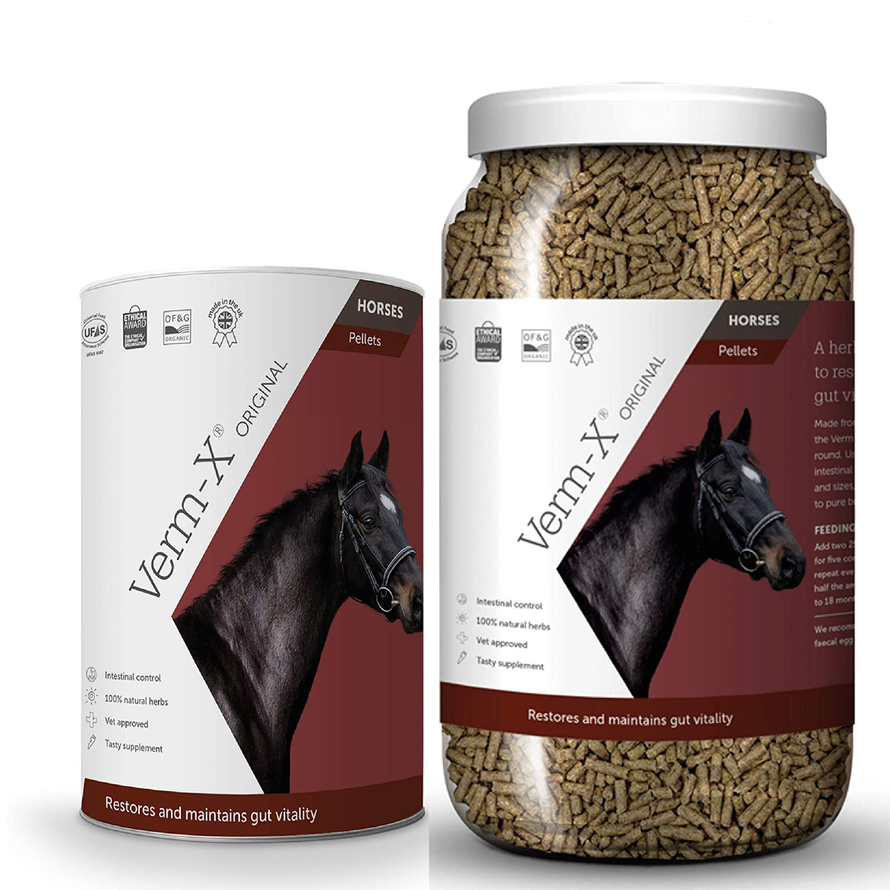 Verm-X KORREL Paard. Natuurlijke ontwormer voor paarden.