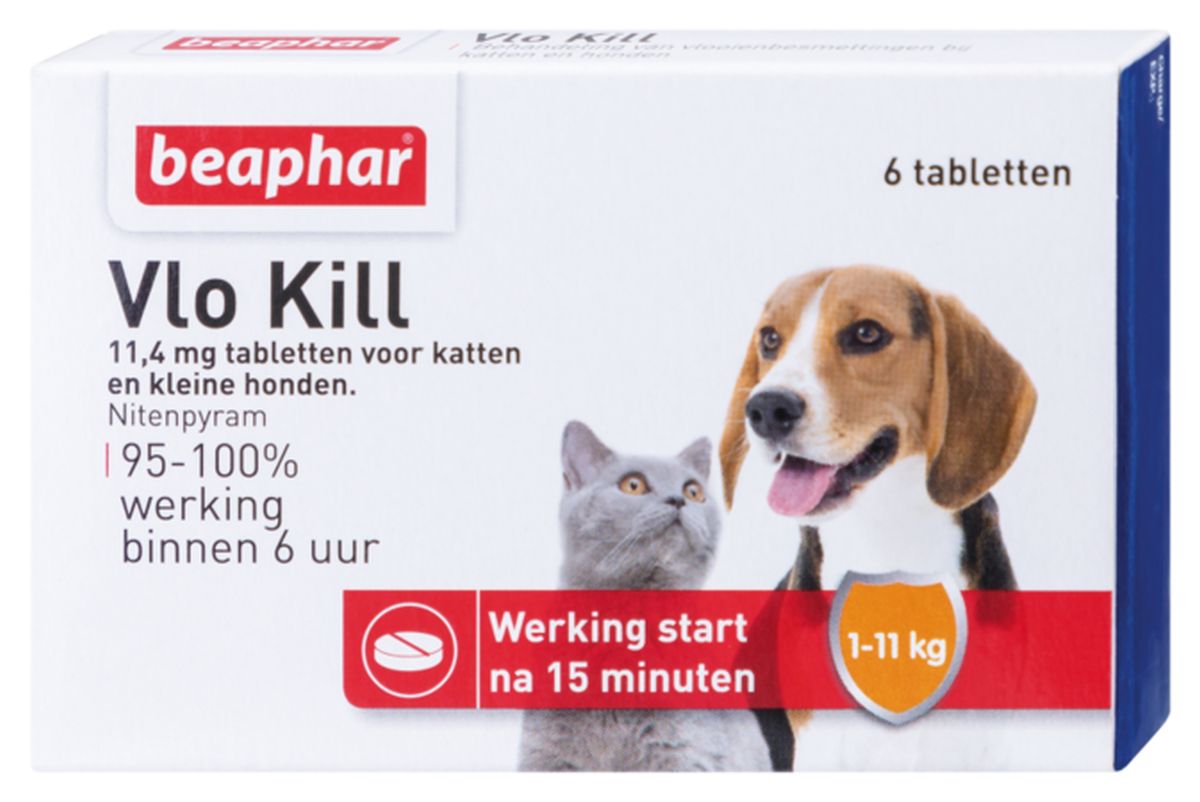 Beaphar Vlo Kill Hond & Kat / Morts aux puces chien et chat