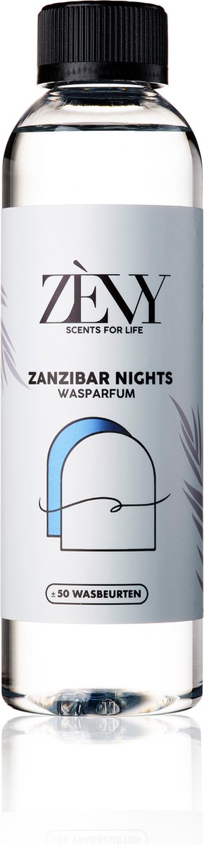 Zèvy Zanzibar Nights Parfum de lessive 250ml.  Chaud doux et ambré pour 100 lavages. 100% Eau de parfum.