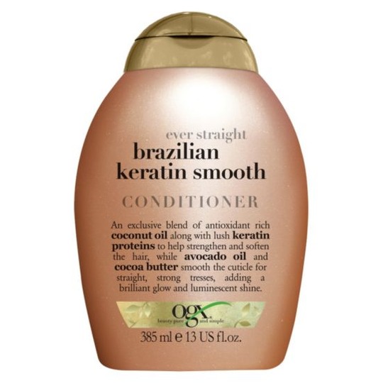 Brazilian Keratin Therapy Conditioner. Exclusieve mix van keratine, avocado olie en cacaoboter