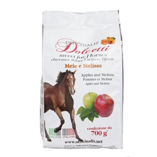 Officinalis Dolcetti Cookies Appels & Melisse 700gr. Overheerlijke koekjes voor paarden !!