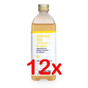 Addimag 500ml. -- Infusion is a sterile, pyrogen-free infusion fluid against milk fever and head disease in cattle.