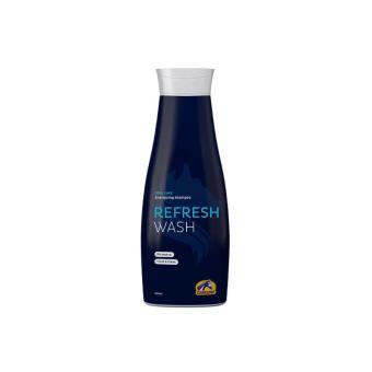 Cavalor Refresh Wash Horse 500ml. --- Shampoing formule pH-neutre à l'eucalyptus pour chevaux.