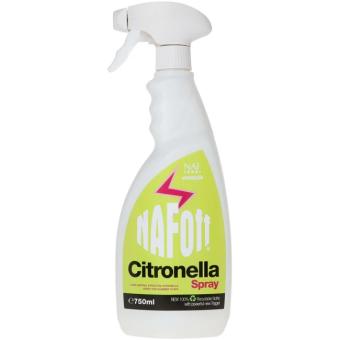 NAF Off Citronella Spray --- Spray neutralizador de olores con Citronella para un aroma fresco.