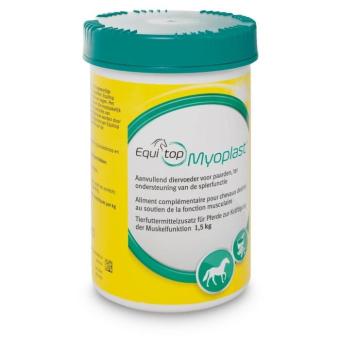 Equitop Myoplast 1.5kg. -- Pour plus de musculature, pour les douleurs musculaires et dorsales. Sans dopage !