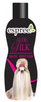 Espree Aloe Silk Hair Restore 118ml. --- Conditionne, restaure et ajoute du volume et de la brillance.