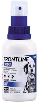Frontline spray -- Protection fiable des chiens et des chats contre les puces et les tiques.
