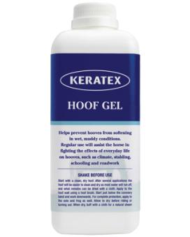 Keratex Hoof Gel.   Forma uno strato protettivo, impermeabile e traspirante sopra lo zoccolo.