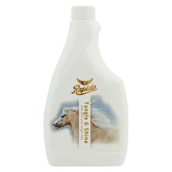 Rapide Tangle & Shine. --- Rimuove i grovigli dalla criniera e dalla coda del cavallo o del pony e dona lucentezza.