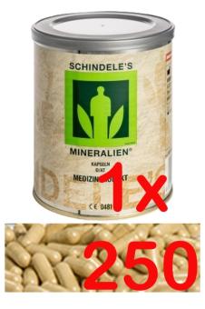Schindele's Minerals CAPSULES. --- 100% natural, nature-composed, volcanic clay powder with trace elements and minerals.