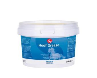 Sectolin Hoof Grease Hoefsmeer. -- Traditionele hoefsmeer met vaseline en laurier. in zwart, blank en groen.