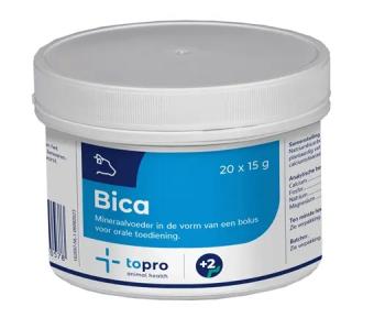Topro Bica Bolus 20 x 15 Gramm. Speziell entwickelt für Kälber mit gestörtem Flüssigkeitshaushalt und Durchfall.