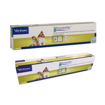 Virbac Vitaminthe Cane e Gatto. 25ml. --- Pasta antielmintica ad ampio spettro, efficace contro vermi tondi, tricocefali, anchilostomi e tenie nel cane e nel gatto.