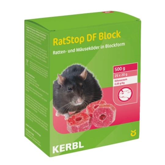 RatStop Ratten- en Muizengif. In blokken, graan of gelpad.
