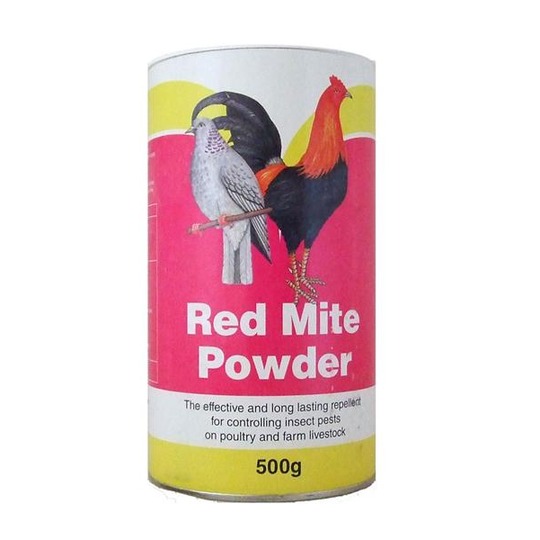 Battles Poux rouge Poudre 500gr.  Poudre efficace contre les poux rouge sur la volaille.