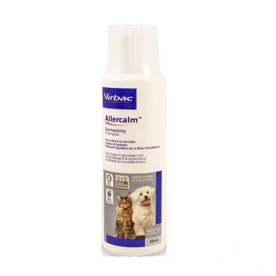 Virbac Allercalm shampoo 250ml. Shampoo voor de gevoelige huid.