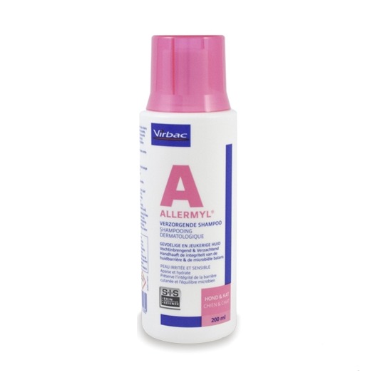Virbac Allermyl SIS Shampoo 200ml. Shampoo tegen huidirritaties.