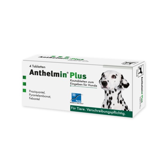 Anthelmin Plus Flavour. Tegen rond- en lintwormen bij volwassen honden en pups.