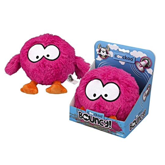 Coockoo Bouncy PINK. Moviemento juguete de perro con sonido de Circo Divertido.